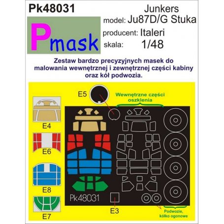 PMASK Pk48031 Ju87 D/G - Italeri