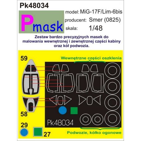 PMASK Pk48034 MIG 17F - SMER