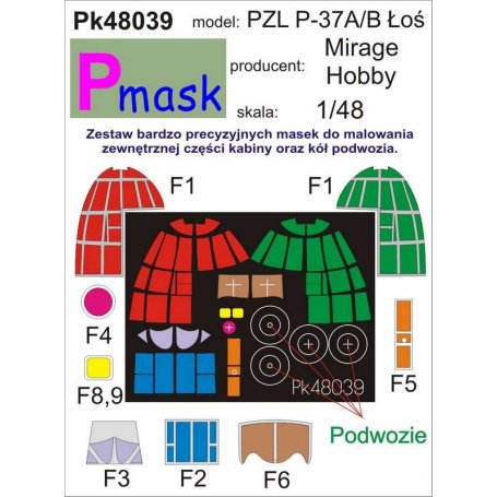 PMASK Pk48039 PZL-37A/B MIRAGE H.