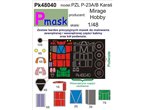 Pmask 1:48 Masks for PZL.23 A / B Karas / Mirage Hobby 