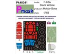 Pmask 1:48 Masks for Northrop P-61A Black Widow / Hobby Boss 