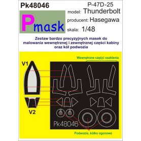PMASK Pk48046 P-47D-25 Thunderbolt-Hasegawa