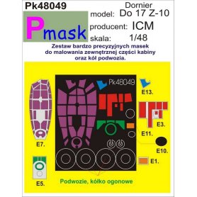 Pmask Pk48049 Dornier D017Z-10 - Icm