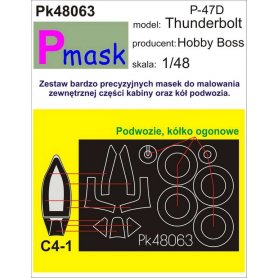 Pmask Pk48063 P-47D Thunderbolt - Hobby Boss