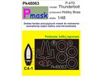 Pmask 1:48 Masks for Republic P-47D Thunderbolt / Hobby Boss 