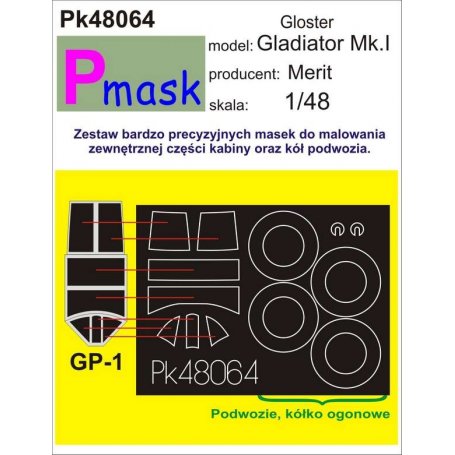 Pmask Pk48064 Gloster Gladiator Mk.I - Merit