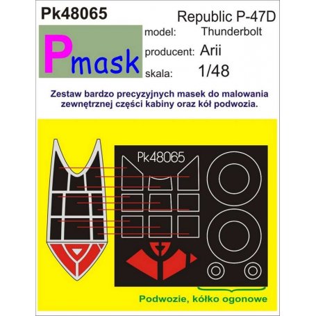 Pmask Pk48065 P-47D Thunderbolt - Arii