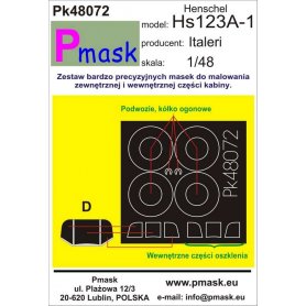 Pmask Pk48072 Hs 123 A-1 - Italeri
