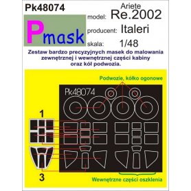 Pmask Pk48074 Re.2002 Ariete - Italeri