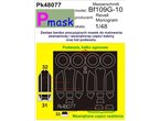 Pmask 1:48 Masks for Messerschmitt Bf-109 G-10 / Revell / Monogram 