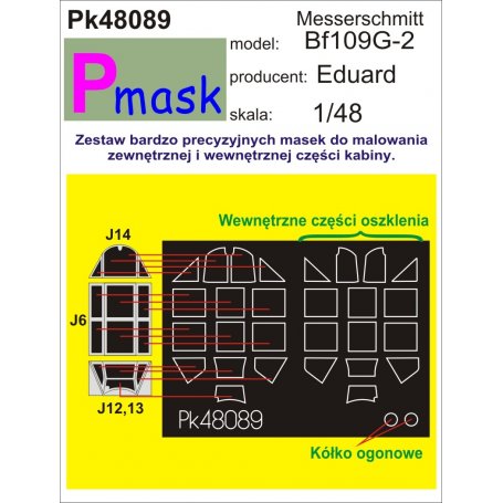 Pmask Pk48089 Messerschmitt Bf109G-2 - Eduard