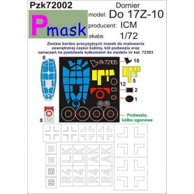 Pmask Pzk72002 Dornier Do-17Z-10 - ICM 72303