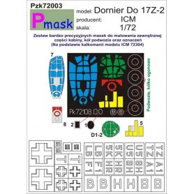 Pmask Pzk72003 Dornier Do17-Z2 (ICM 72304)