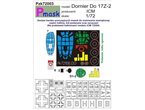 Pmask 1:72 Masks for Dornier Do-17 Z-2 / ICM 