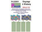 Pmask 1:32 Lozegne type camouflage / 4 colours 