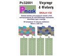 Pmask 1:32 Kamuflaż typu Lozegne / 4 kolory