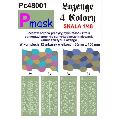 PMASK Pc48001 LOZENGE 4 KOLORY