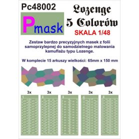 PMASK Pc48002 LOZENGE 5 KOLOROW