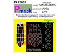 Pmask 1:72 Maski do Mitsubishi A6M2b Zero dla Airfix