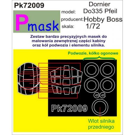 PMASK Pk72009 DO335 HOBBY BOSS