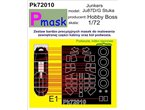 Pmask 1:72 Maski do Junkers Ju-87G Stuka dla Hobby Boss