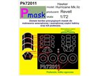 Pmask 1:72 Masks for Hawker Hurricane Mk.IIc / Revell 