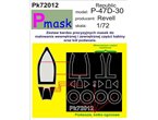 Pmask 1:72 Masks for Republic P-47 D-20 Thunderbolt / Revell 