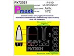 Pmask 1:72 Masks for North American P-51D Mustang / Airfix 