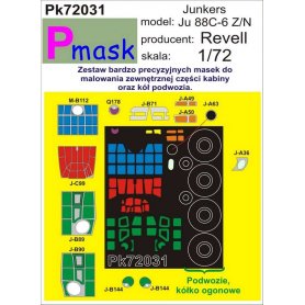 PMASK Pk72031 JU-88C-6 REVELL