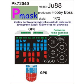 Pmask Pk72040 Junkers Ju88 - Hobby Boss