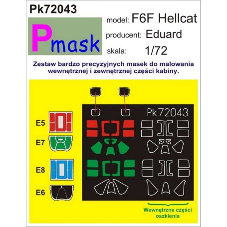 Pmask Pk72043 F6F Hellcat - Eduard