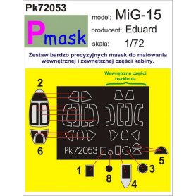 Pmask Pk72053 Mig-15 - Eduard