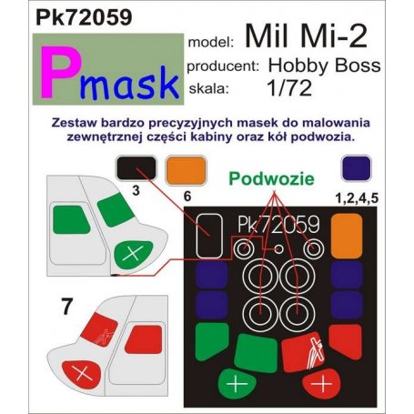 PMASK Pk72059 MI-2 - HOBBY BOSS