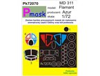 Pmask 1:72 Maski do MD 311 Flamant dla Azur