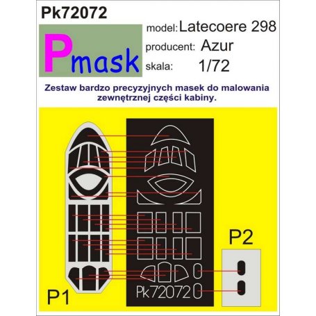 PMASK Pk72072 Latecore 298 - Azur