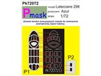 Pmask 1:72 Maski do Latecore 298 dla Azur