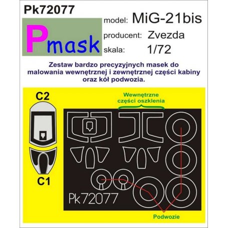 PMASK Pk72077 Mig-21bis - Zvezda