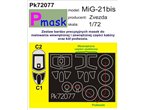 Pmask 1:72 Masks for MiG-21bis / Zvezda 