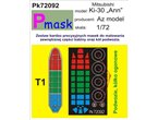 Pmask 1:72 Masks for Mitsubishi Ki-30 / Azmodel 