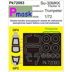 Pmask Pk72093 Maski Dokabin Su-30Mkk - Trumpeter