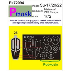 Pmask Pk72094 Maski Su-17/20/22-Mistercraft/Plasty