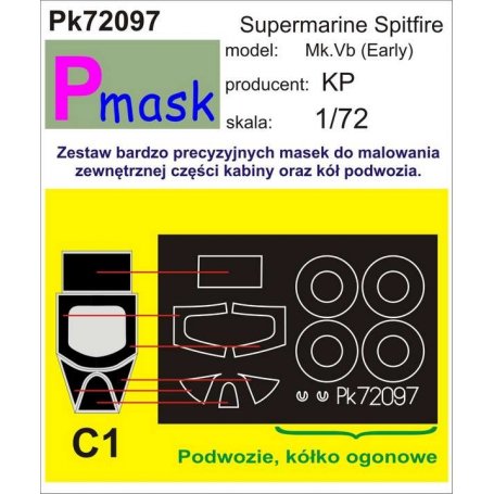 Pmask Pk72097 Supermarine Spitfire Mk.V - KP