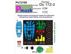 Pmask 1:72 Masks for Dornier Do-17 Z-2 / ICM 