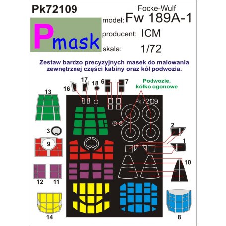 Pmask Pk72109 Fw189A-1 - ICM