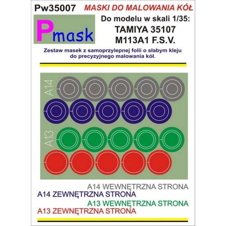 PMASK Pw35007 MASKI KOŁA T35107