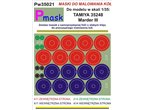Pmask 1:35 Wheel masks for Marder III / Tamiya 