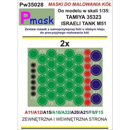 PMASK Pw35028 MASKI KOŁA T35323