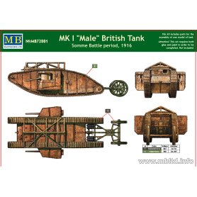 MB 1:72 Mark Mk.I Male 1916