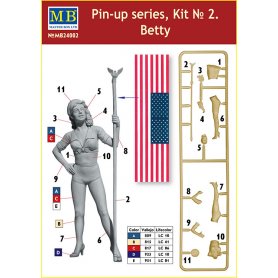 MB 1:24 Betty Pin-up series