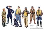 MB 1:32 Famous pilots / WWII | 6 figurines |